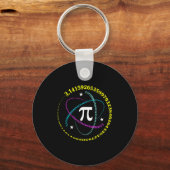 Pi-dag 3,14 Pi-nummer Symbool Wiskunde Wetenschap Sleutelhanger (Voorkant)