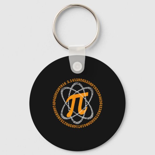 Pi-dag 3,14 Pi-nummer symbool Wiskunde Wetenschap  Sleutelhanger (Voorkant)