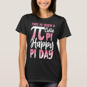 PI dag 3.14 pi symbool - dit is zo'n schatje pi ha T-shirt