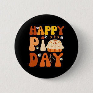 PI Dag 3.14 Pie Dag PI Symbool voor Wiskunde liefh Ronde Button 5,7 Cm