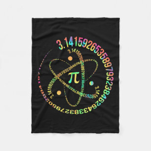 PI Dag 3.14 Spiral PI Nummer Wiskunde Docent Vrouw Fleece Deken