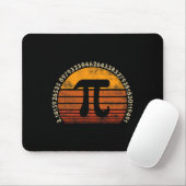 PI Dag 3.14 Symbool Retro Wiskunde Docent Nerd Lov Muismat (Met muis)