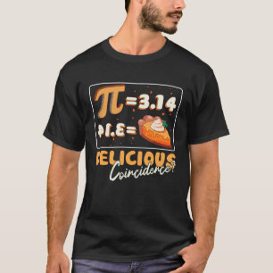 pi dag 3 14 symbool toeval denk ik niet een pi da t-shirt