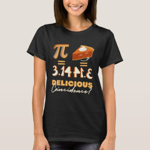 Pi-dag 3 14 Symbool Toeval denk ik Niet een pi-dag T-shirt