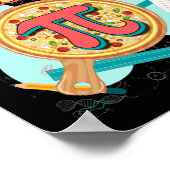 Pi-dag 3.14 Wiskunde is een stuk Pizza Poster (Hoek)