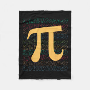 PI Dag 3.14 Wiskunde Wetenschap Docenten Studenten Fleece Deken