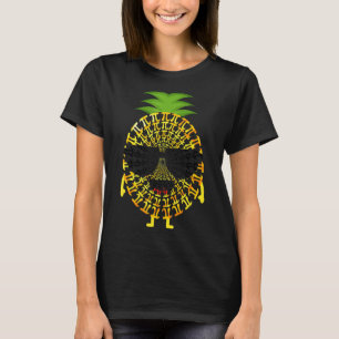 Pi-dag ananas 3,14 PI-symbool Wiskunde leraren voo T-shirt