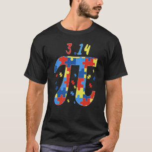 Pi-dag Autisme Puzzel Wiskunde Docent Student Wisk T-shirt