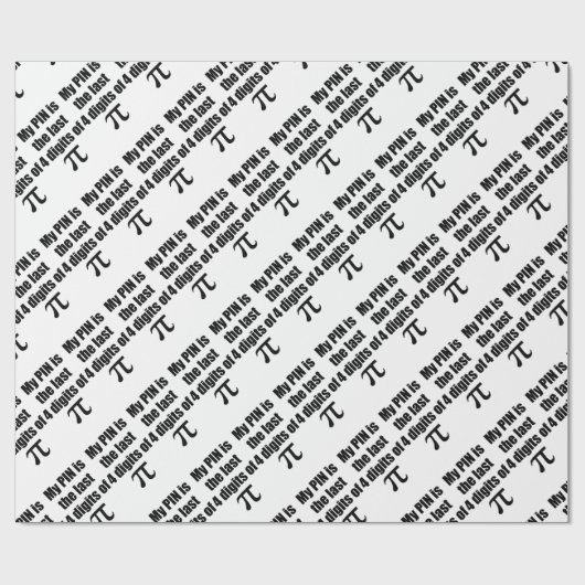 Pi Dag Cadeaupapier (Vlak)