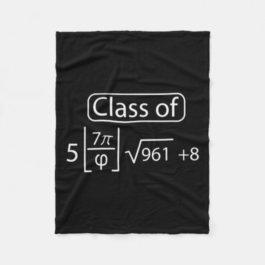 PI Dag CL van 2025 Graphic Funny Wiskunde Lover Gr Fleece Deken (Voorkant)