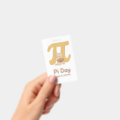 Pi-dag Cute Katansichtkaart – Zoet & Oneindig | Wi Badge (Handheld)
