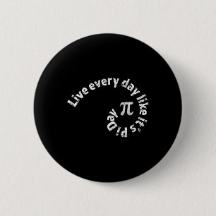 Pi Dag Elke dag Wiskunde Berekening Golden Geometr Ronde Button 5,7 Cm