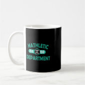 PI-dag Funny Sarcastic Mathletic Mannen voor NERDS Koffiemok (Links)
