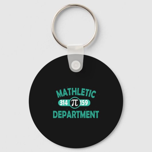 PI-dag Funny Sarcastic Mathletic Mannen voor NERDS Sleutelhanger (Voorkant)
