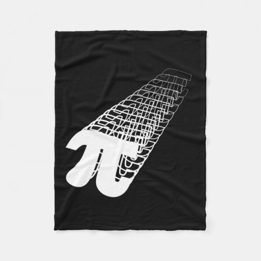 pi-dag geometriecalculus trigonometriestudie fleece deken (Voorkant)