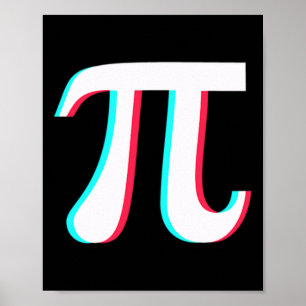 PI Dag Grappige Grafische Wiskunde Docent Student  Poster
