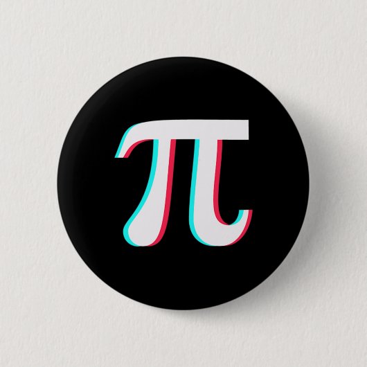 PI Dag Grappige Grafische Wiskunde Docent Student Ronde Button 5,7 Cm (Voorkant)