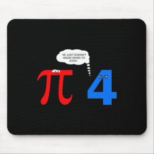 Pi-dag Grappige relatieproblemen cadeau T-shirt Muismat