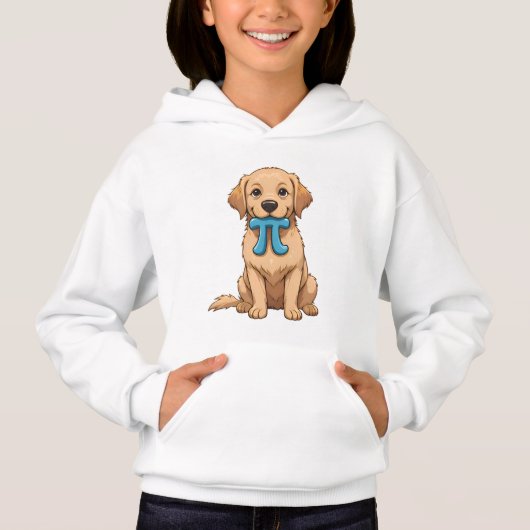 Pi-dag Hond Met Pi-symbool | Gelukkige Pi-dag Wisk (Voorkant)