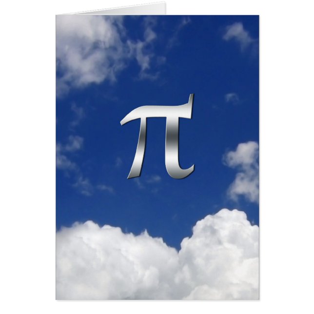 'Pi-dag humoristisch in de hemel (Voorkant)