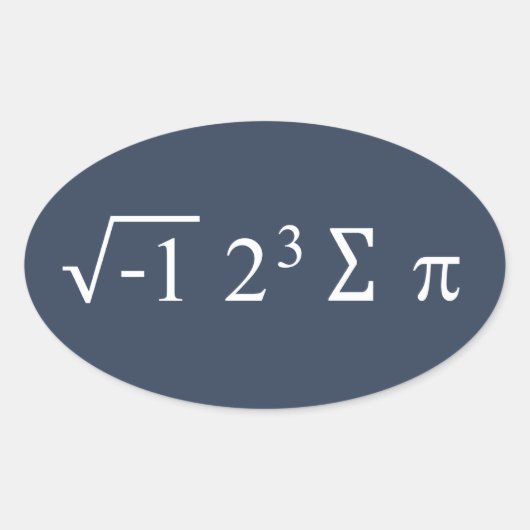 Pi-dag Ik At Sommige Taart i 8 sum pi Stickers (Voorkant)