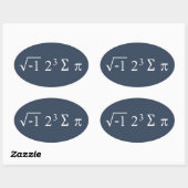 Pi-dag Ik At Sommige Taart i 8 sum pi Stickers (Vel)