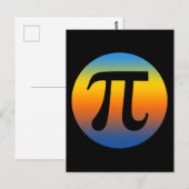 PI-DAG IN RETROSTIJL BRIEFKAART (Voorkant / Achterkant)