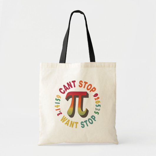 Pi dag kinderen - 3,14 pi Aantal Symbool Wiskunde  Tote Bag (Voorkant)