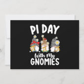 Pi Dag Met Mijn Gnomies Grappige Wiskunde Wiskunde Kaart (Voorkant)