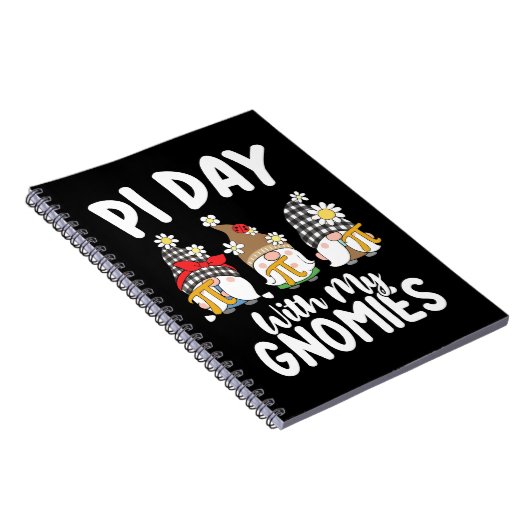 Pi Dag Met Mijn Gnomies Grappige Wiskunde Wiskunde Notitieboek (Rechterzijde)