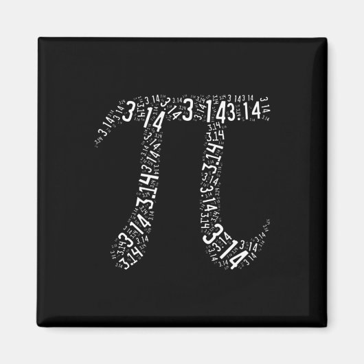 Pi Dag - Nerd Geek - Liefde Wiskunde Pi Symbool -  Magneet (Voorkant)
