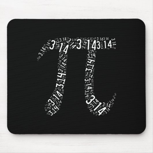 Pi Dag - Nerd Geek - Liefde Wiskunde Pi Symbool - Muismat (Voorkant)