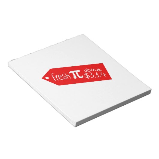 Pi dag notitieblok (Schuin)