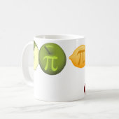 Pi Dag op Diverse Fruit Mok (Voorkant links)