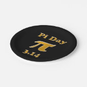 Pi Dag Papieren Bordje (Gekanteld)