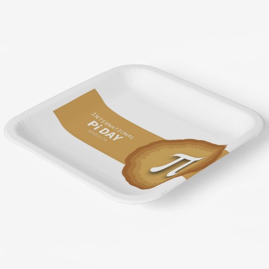 Pi Dag Papieren Bordje (Gebogen)