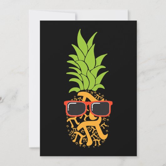 Pi Dag Pi Ananas Ananas Grappig Wiskunde Kinderen Kaart (Voorkant)