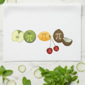 Pi dag, Pi op verschillende vruchten Theedoek (Gevouwen)