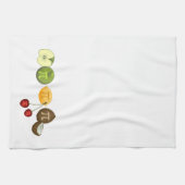 Pi dag, Pi op verschillende vruchten Theedoek (Horizontaal)