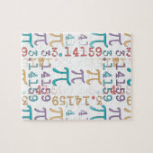 PI dag PI symbolen 3.14... Legpuzzel (Horizontaal)