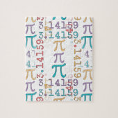 PI dag PI symbolen 3.14... Legpuzzel (Verticaal)