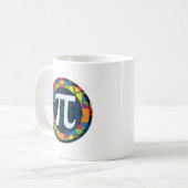 Pi-dag PI-symbolen Koffiemok (Voorkant links)