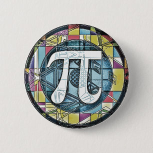 Pi-dag PI-symbolen Ronde Button 5,7 Cm