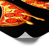 Pi-dag Pi-symbool Pizza Grappige Wiskunde Eten 3.1 Poster (Hoek)