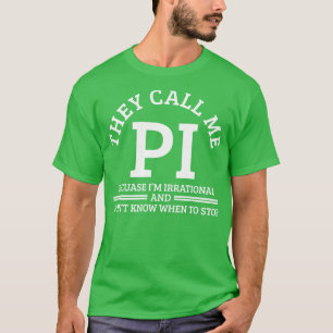 Pi Dag Pi Wiskunde 1 T-shirt