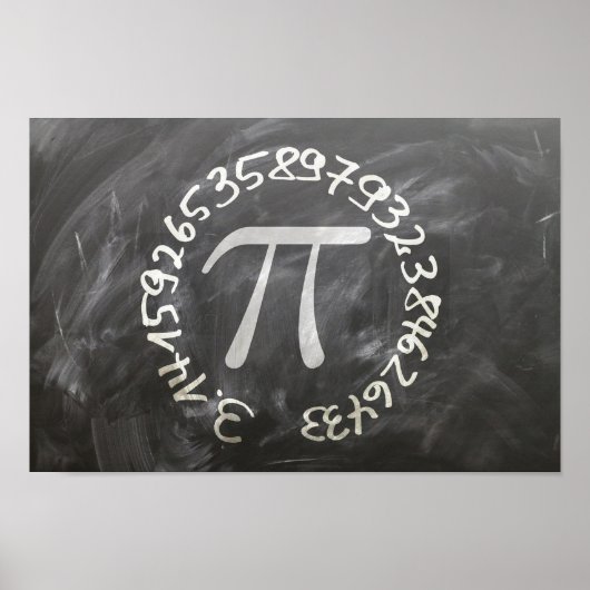 Pi-dag PiDag Schoolbord Onderwijs Poster (Voorkant)
