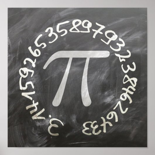 Pi-dag PiDag Schoolbord Onderwijs Poster (Voorkant)
