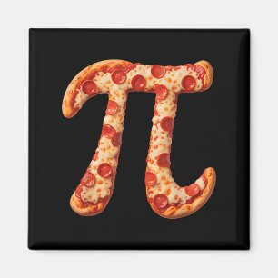 Pi Dag Pizza Wiskunde Humor Ontwerp Voor Wiskunde Magneet