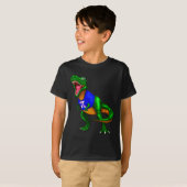 Pi-dag Rex Dinosaur T-shirt Wiskunde Cadeau Mannen (Voorkant volledig)