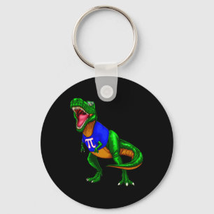 Pi-dag Rex Dinosaur T-shirt Wiskunde Cadeau Mannen Sleutelhanger